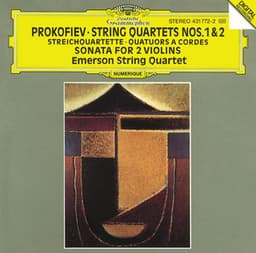 Prokofiev: String Quartets Nos.1 & 2; Sonata for 2 Violins - Sergei Prokofiev