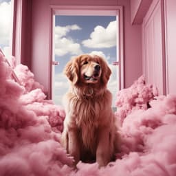 Serenata De Ladridos: Ondas Theta, Lluvia - Binaural late puro