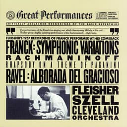 Rachmaninoff: Rhapsody on a Theme of Paganini - Franck: Symphonic Variations - Ravel: Alborada del gracioso - Sergei Rachmaninoff