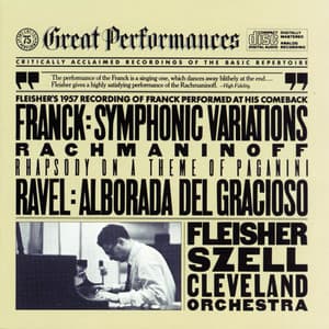 Rachmaninoff: Rhapsody on a Theme of Paganini - Franck: Symphonic Variations - Ravel: Alborada del gracioso - Sergei Rachmaninoff