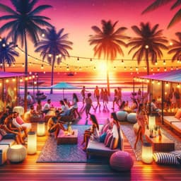 Deep Tropical Party: Sunset Lounge Mix, Party Cafe House, Balearic Chill Cafe Tunes - DJ Afterdark