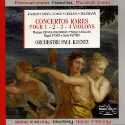 Concertos rares pour 1, 2, 3, 4 violons - Orchestre Paul Kuentz