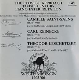 19th Century Pianists on Welte Mignon - Camille Saint-Saëns