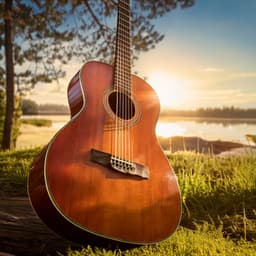 Meditative Guitar: Deep Calm Reflections - Chilled Background Guitar Music