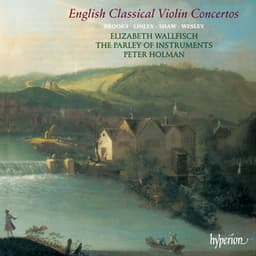 English Classical Violin Concertos - Elizabeth Wallfisch