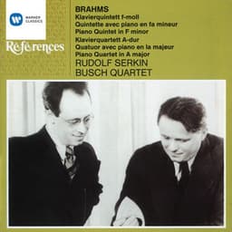 Brahms: Piano Quintet in F Minor, Op. 34a & Piano Quartet No. 2, Op. 26 - Johannes Brahms