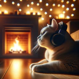 Feline Flicker: Soothing Fire Tunes for Cats - Epic Soundscapes