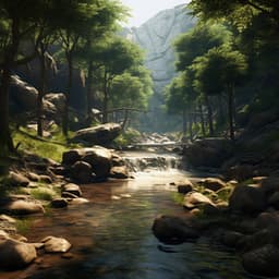 Pets' Peaceful Stream: Calming Nature Sounds - Pet Music
