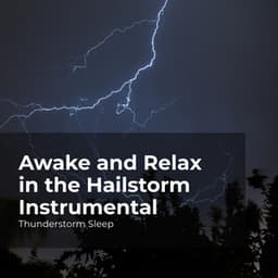 Awake and Relax in the Hailstorm Instrumental - Thunderstorm Sleep