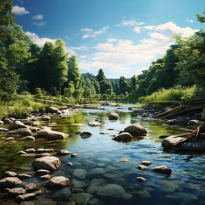 Productive Water Rhythms: Workday Nature Sounds - Relaxing Study Music Playlists