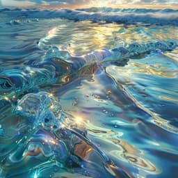 Glimmering Water Vision - Beach Sounds