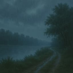 12AM Ambient: Midnight Drizzles & Drones - 24H Rain Sounds