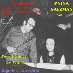 Pnina Salzman Vol.2: Brahms Clarinet Trio & Sonatas - Johannes Brahms