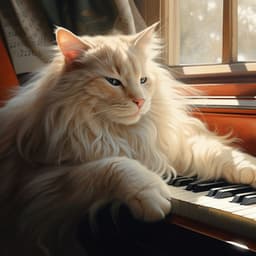 Feline Serenity: Piano Music for Cats' Relaxation - Relaxcation