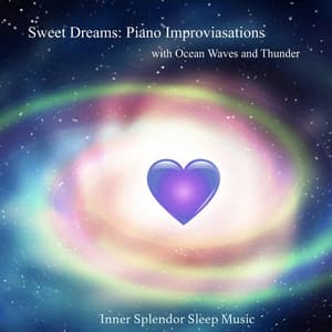 Sweet Dreams: Piano Improvisations with Ocean Waves and Thunder - Inner Splendor Sleep Music