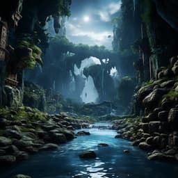 Narrativas Del Anochecer: Bosque De Música Relajante Con Agua - Sonido Del Bosque y Naturaleza