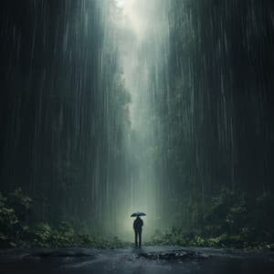 Rain in Nature's Realm: Gentle Drops and Distant Thunder - Christian Songs Music