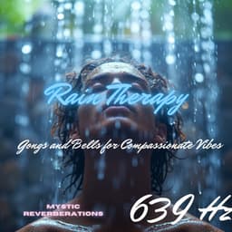 639 Hz Rain Therapy: Gongs and Bells for Compassionate Vibes - Mystic Reverberations
