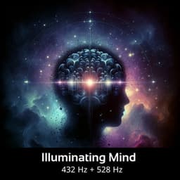 Illuminating Mind: 432 Hz + 528 Hz Frequencies for Transformation, Unlocking Serenity - Stress Relief Helper