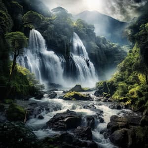 Pets and Nature's Waterfall: Soothing Cascades - Dreamtime Music