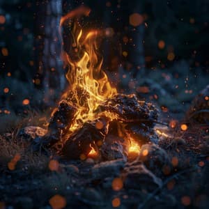 Binaural Bonfire Echoes for Serene Relaxation - Relax α Wave