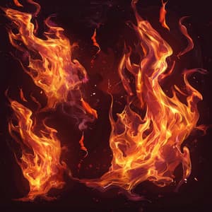 Pure Binaural Fire: Soothing Flame Sounds - Healing Sines Binaural