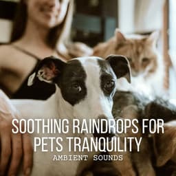 Ambient Sounds: Soothing Raindrops for Pets Tranquility - Rain Noise Sleep