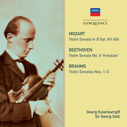 Beethoven, Mozart, Brahms: Violin Sonatas - Georg Kulenkampff