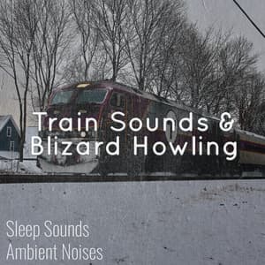Train Sounds and Blizzard Howling - Sleep Sounds Ambient Noises