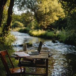 Enfoque Del Río: Sonidos Armoniosos Para Estudiar - Experiencia de música de fondo