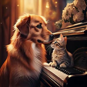Melodic Pets: Calming Piano Sounds - Calming Piano Music