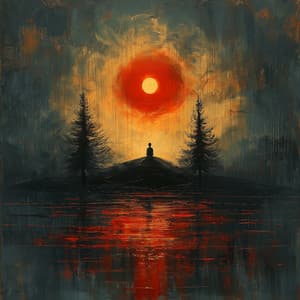 Red Sunset on Christmas Eve - Choralbeatpeople