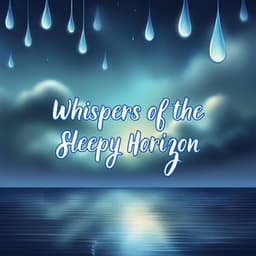 Whispers of the Sleepy Horizon: Hang Drum and Harp Harmony in the Rainfall - Soothing Music Collection