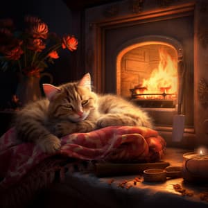 Fireside Cat: Music in the Hearth Campfire - Nature TV