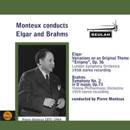 Monteux Conducts Elgar and Brahms - Pierre Monteux