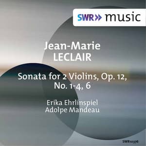 Leclair: Sonatas for 2 Violins, Op. 12 - Jean-Marie Leclair