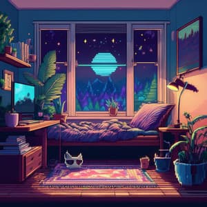 Vibraciones Silenciosas Para Dormir Con Ritmos De Hip Hop - Luna acogedora