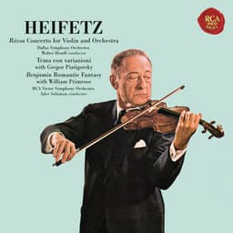 Rózsa: Violin Concerto, Op. 24 & Sinfonia concertante, Op. 29 - Benjamin: Romantic Fantasy - Jascha Heifetz
