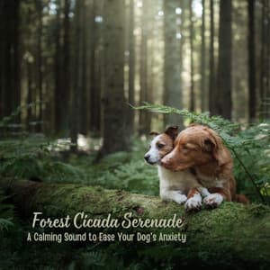 Forest Cicada Serenade: A Calming Sound to Ease Your Dog's Anxiety - Night Crickets