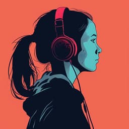 Crescendo of Calm: Soft Rhythmic Harmony - Rain Radiance