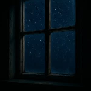 1 Ambient Night: Stars in the Window Frame - Calm Music