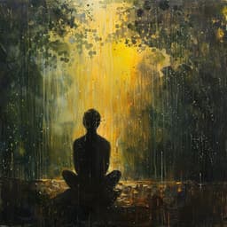 Reflejos Lluviosos: Tonos De Meditación Con Truenos Relajantes - Meditación de flujo