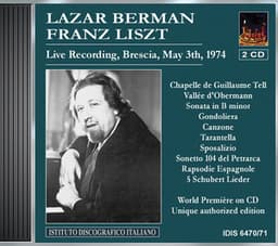 Berman, Lazar: Piano Works by Franz Liszt - Franz Liszt