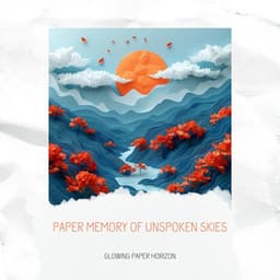 Paper Memory of Unspoken Skies - Glowing Paper Horizon