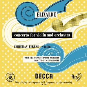 Elizalde: Violin Concerto; Encores - Christian Ferras