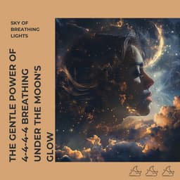 The Gentle Power of 4-4-4-4 Breathing Under the Moon's Glow - Sky of Breathing Lights