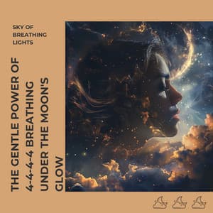 The Gentle Power of 4-4-4-4 Breathing Under the Moon's Glow - Sky of Breathing Lights