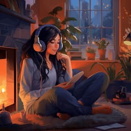 Embers of Tranquility: Binaural Fireside Relaxation - Binaural Beats Noise