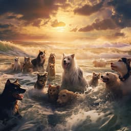 Ondas Caninas Armónicas: Serenidad Musical Para Perros - Paisajes sonoros del Pacífico