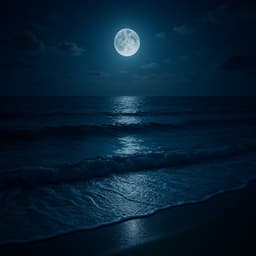 12AM Coastal: Midnight Meditation Songs - Ocean Waves For Sleep